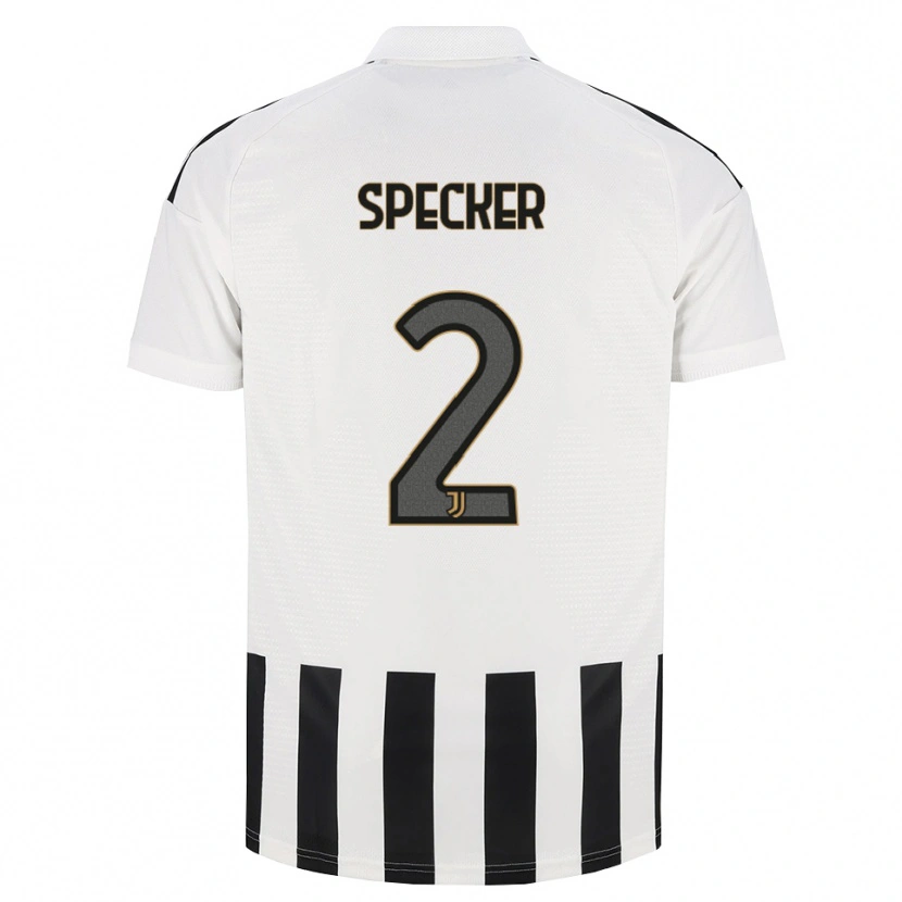 Danxen Uomo Maglia Stefano Specker #2 Nero Bianco Marrone Kit Gara Home 2026/27 Maglietta