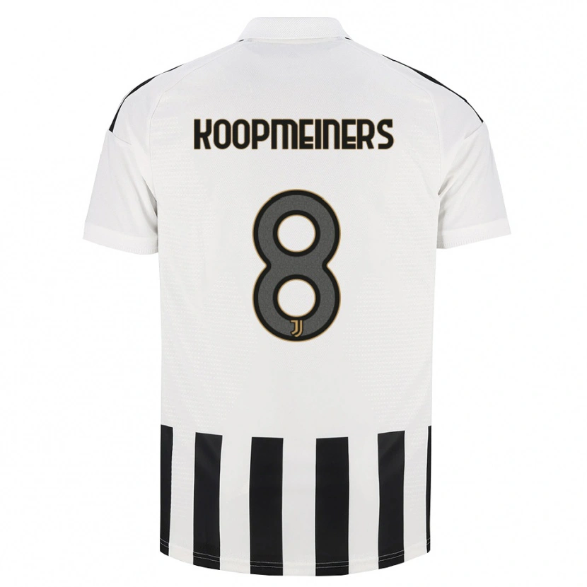 Danxen Uomo Maglia Teun Koopmeiners #8 Nero Bianco Marrone Kit Gara Home 2026/27 Maglietta