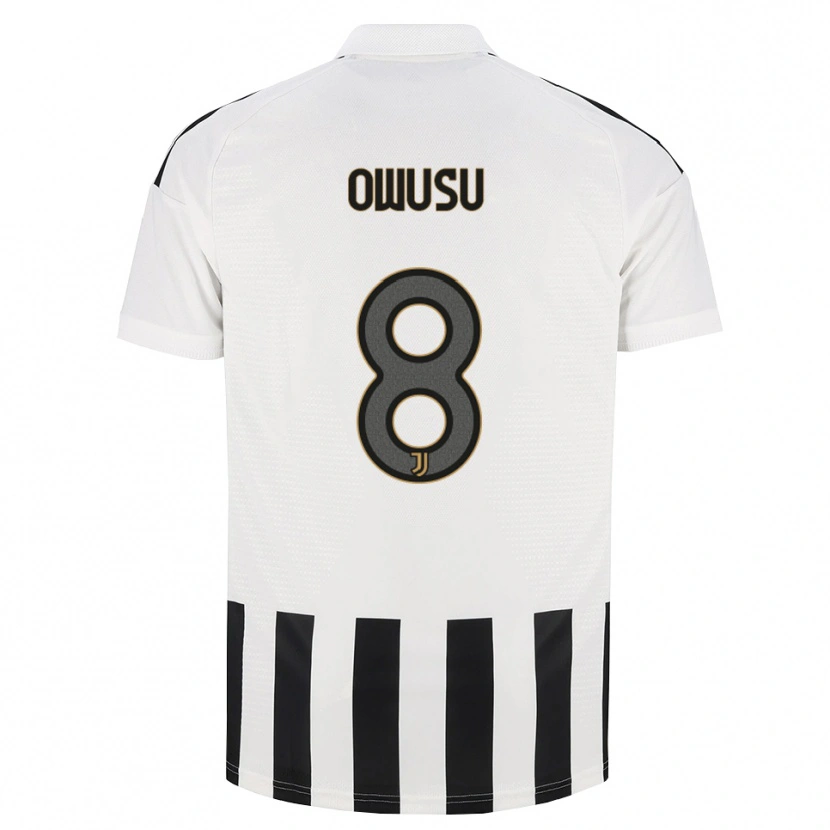 Danxen Uomo Maglia Augusto Owusu #8 Nero Bianco Marrone Kit Gara Home 2026/27 Maglietta