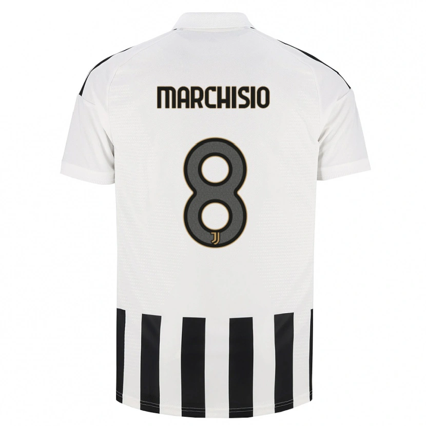 Danxen Uomo Maglia Davide Marchisio #8 Nero Bianco Marrone Kit Gara Home 2026/27 Maglietta