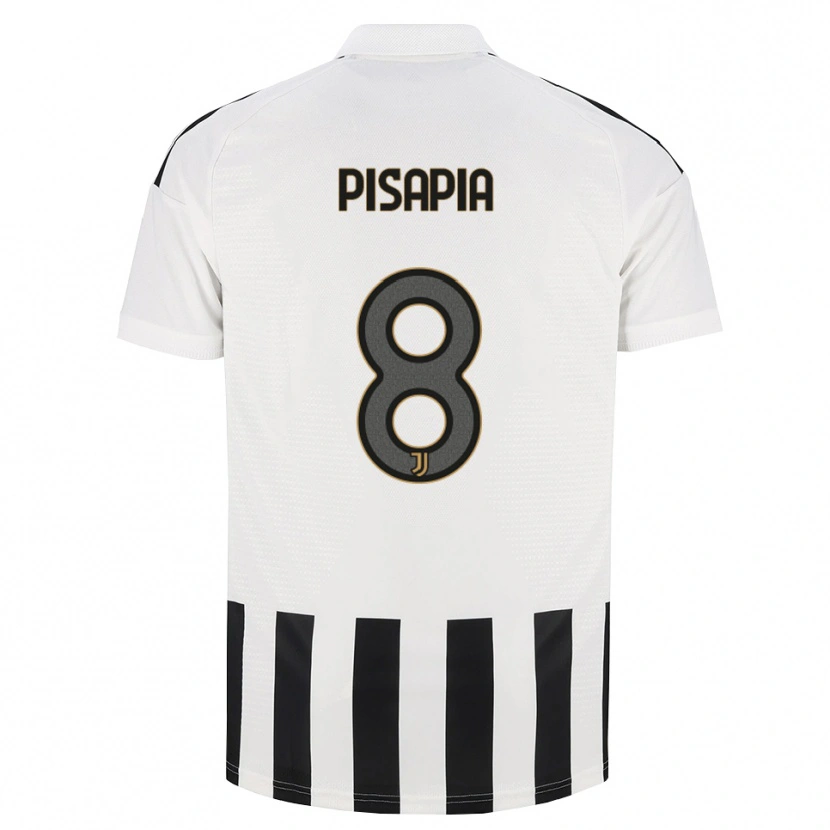 Danxen Uomo Maglia Luciano Pisapia #8 Nero Bianco Marrone Kit Gara Home 2026/27 Maglietta