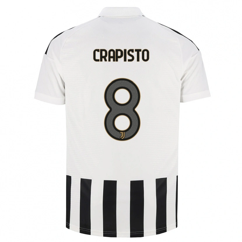 Danxen Uomo Maglia Francesco Crapisto #8 Nero Bianco Marrone Kit Gara Home 2026/27 Maglietta