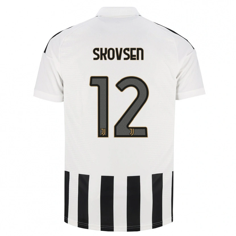 Danxen Uomo Maglia Matilde Lundorf Skovsen #12 Nero Bianco Marrone Kit Gara Home 2026/27 Maglietta