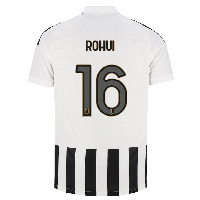 Danxen Uomo Maglia Jonas Rohui #16 Nero Bianco Marrone Kit Gara Home 2026/27 Maglietta