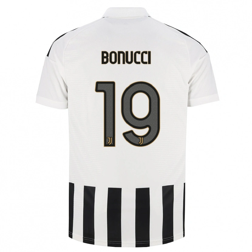 Danxen Uomo Maglia Leonardo Bonucci #19 Nero Bianco Marrone Kit Gara Home 2026/27 Maglietta