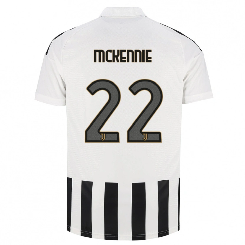 Danxen Uomo Maglia Weston Mckennie #22 Nero Bianco Marrone Kit Gara Home 2026/27 Maglietta