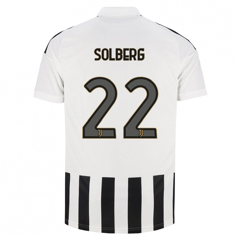 Danxen Uomo Maglia Elias Solberg #22 Nero Bianco Marrone Kit Gara Home 2026/27 Maglietta