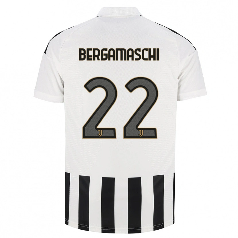 Danxen Uomo Maglia Valentina Bergamaschi #22 Nero Bianco Marrone Kit Gara Home 2026/27 Maglietta