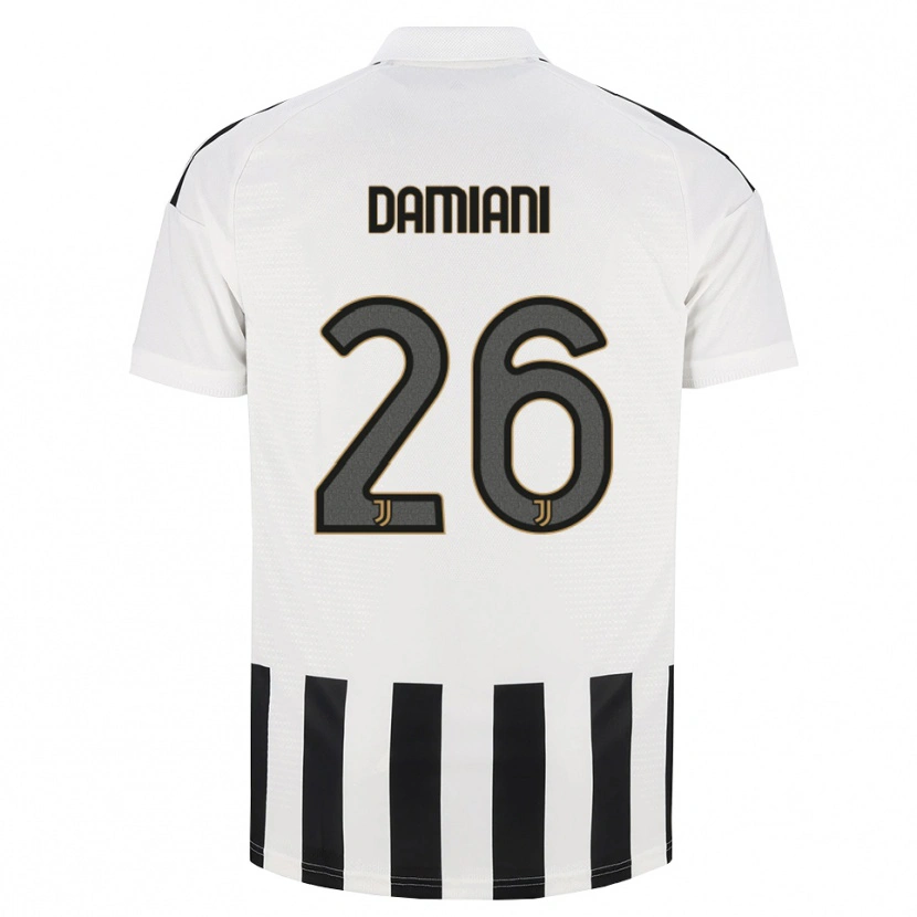 Danxen Uomo Maglia Samuele Damiani #26 Nero Bianco Marrone Kit Gara Home 2026/27 Maglietta