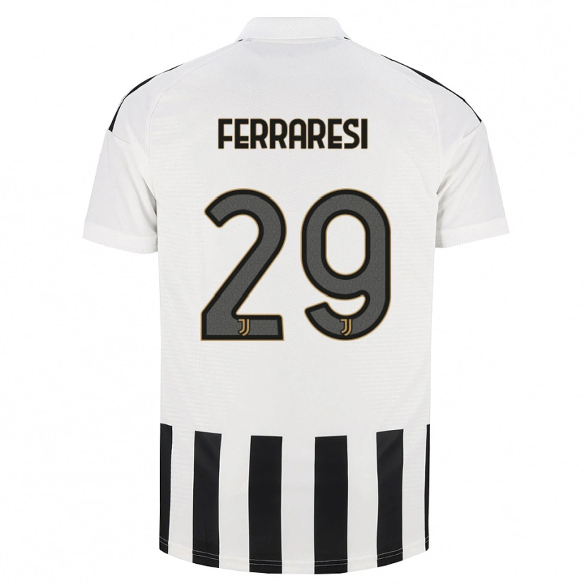 Danxen Uomo Maglia Eleonora Ferraresi #29 Nero Bianco Marrone Kit Gara Home 2026/27 Maglietta