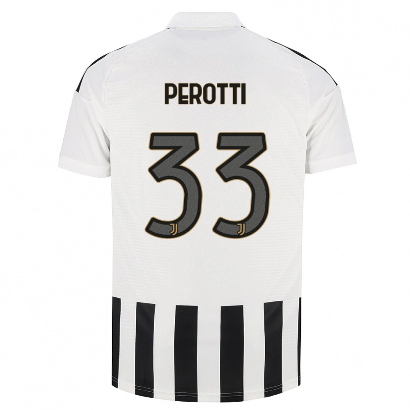 Danxen Uomo Maglia Clemente Perotti #33 Nero Bianco Marrone Kit Gara Home 2026/27 Maglietta