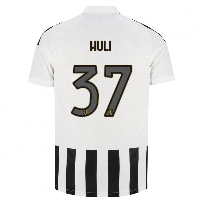 Danxen Uomo Maglia Raffaele Huli #37 Nero Bianco Marrone Kit Gara Home 2026/27 Maglietta
