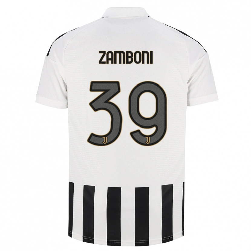 Danxen Uomo Maglia Marta Zamboni #39 Nero Bianco Marrone Kit Gara Home 2026/27 Maglietta