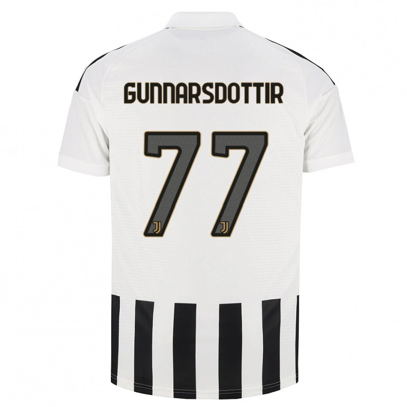 Danxen Uomo Maglia Sara Bjork Gunnarsdottir #77 Nero Bianco Marrone Kit Gara Home 2026/27 Maglietta
