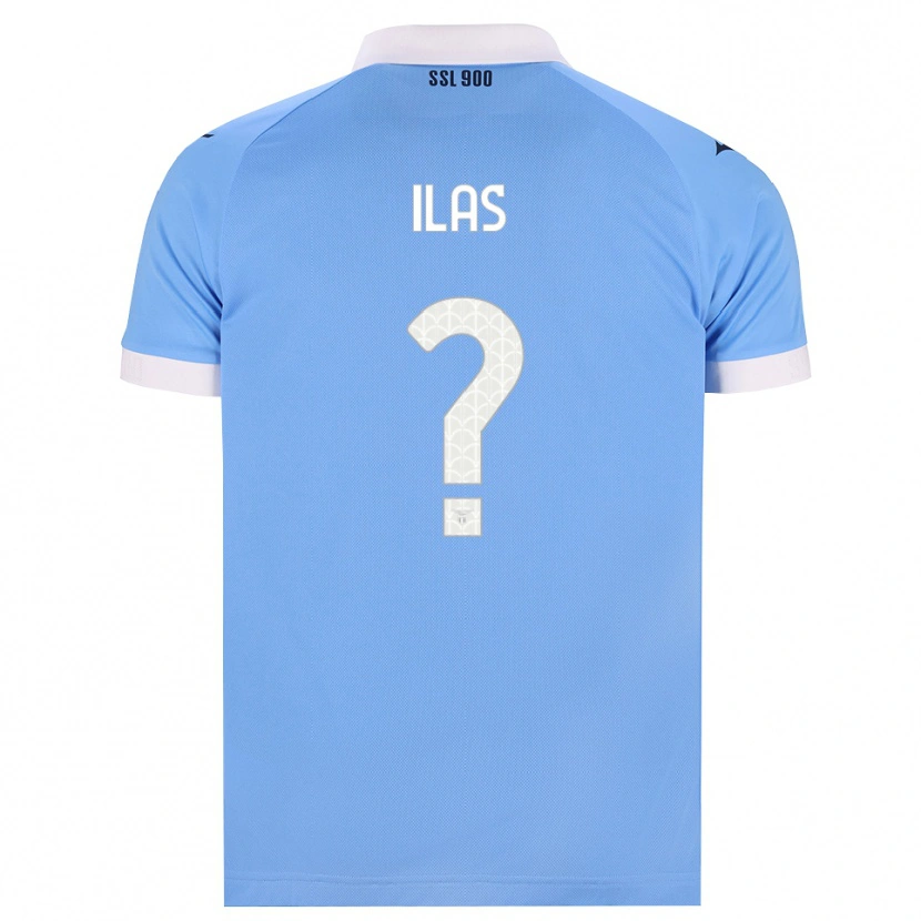 Danxen Uomo Maglia Narcis Ilaș #0 Azzurro Nero Bianco Kit Gara Home 2026/27 Maglietta