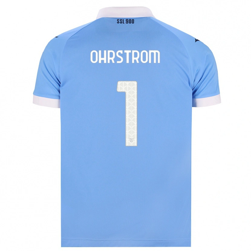 Danxen Uomo Maglia Stephanie Ohrstrom #1 Azzurro Nero Bianco Kit Gara Home 2026/27 Maglietta