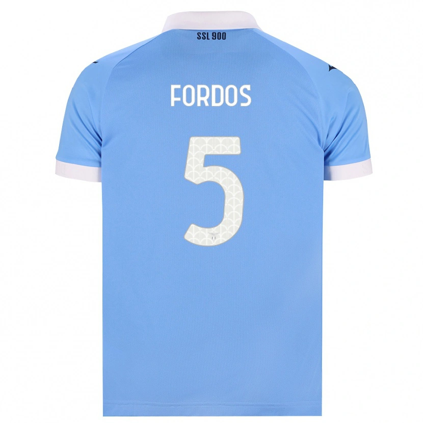 Danxen Uomo Maglia Beatrix Fordos #5 Azzurro Nero Bianco Kit Gara Home 2026/27 Maglietta