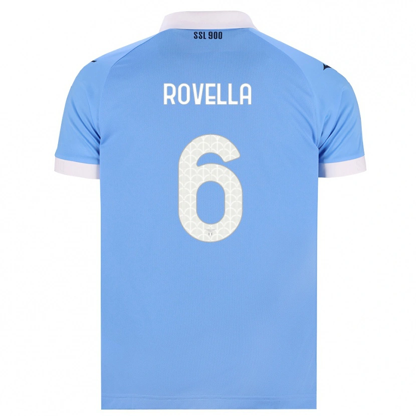 Danxen Uomo Maglia Nicolò Rovella #6 Azzurro Nero Bianco Kit Gara Home 2026/27 Maglietta