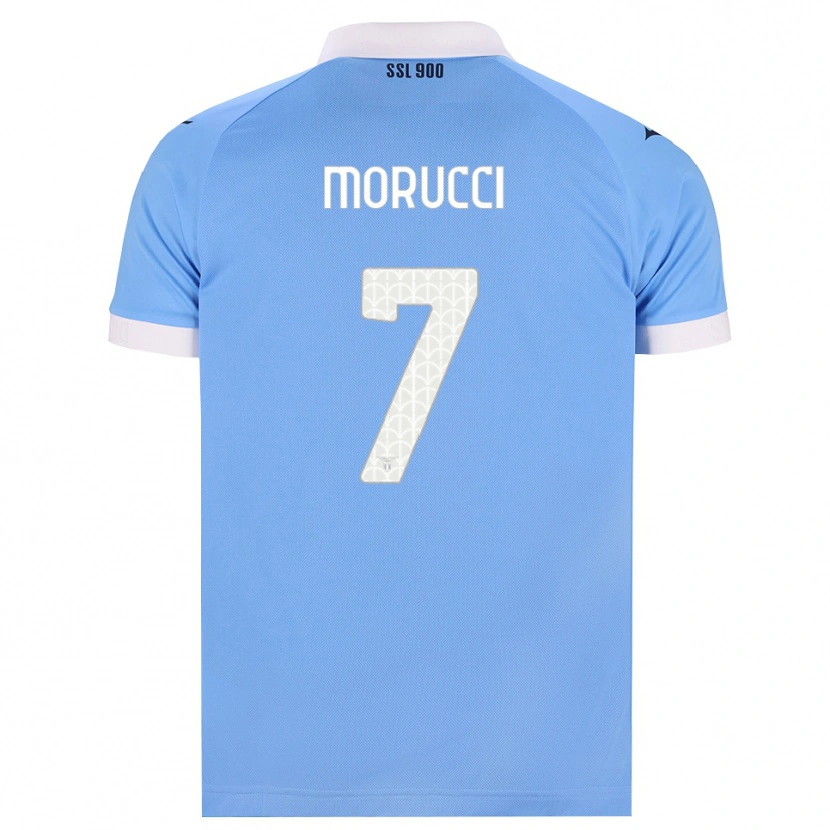 Danxen Uomo Maglia Alessandro Morucci #7 Azzurro Nero Bianco Kit Gara Home 2026/27 Maglietta