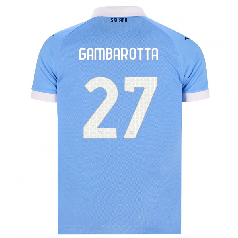 Danxen Uomo Maglia Margot Gambarotta #27 Azzurro Nero Bianco Kit Gara Home 2026/27 Maglietta