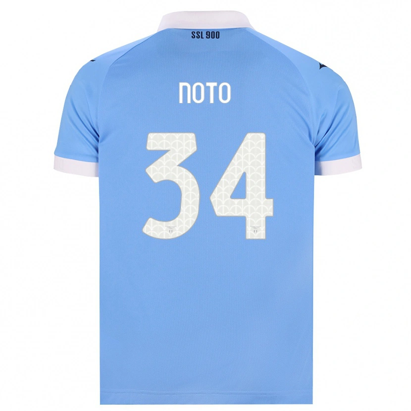 Danxen Uomo Maglia Pierpaolo Noto #34 Azzurro Nero Bianco Kit Gara Home 2026/27 Maglietta