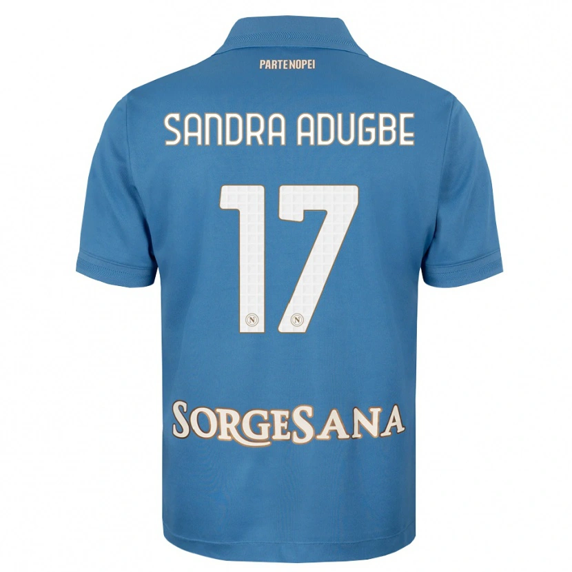 Danxen Uomo Maglia Olamide Sandra Adugbe #17 Blu Foschia Bianco Kit Gara Home 2026/27 Maglietta