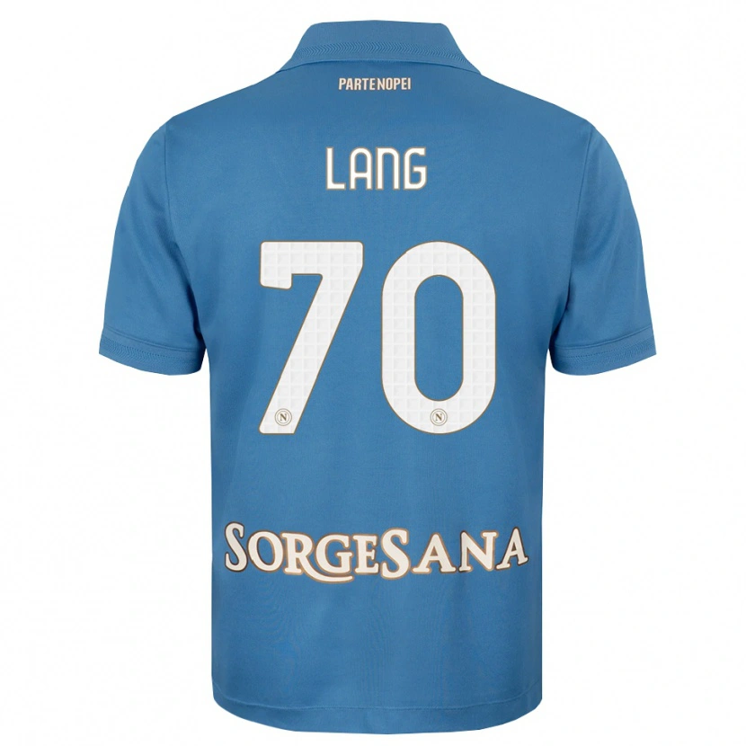 Danxen Uomo Maglia Noa Lang #70 Blu Foschia Bianco Kit Gara Home 2026/27 Maglietta