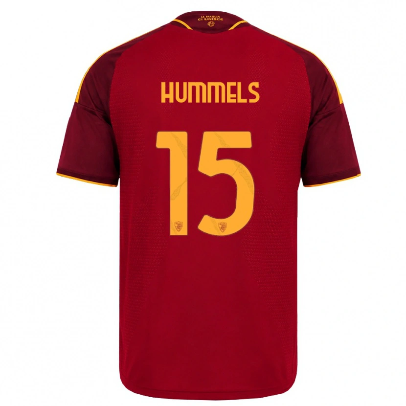 Danxen Uomo Maglia Mats Hummels #15 Rosso Giallo Dorato Kit Gara Home 2026/27 Maglietta