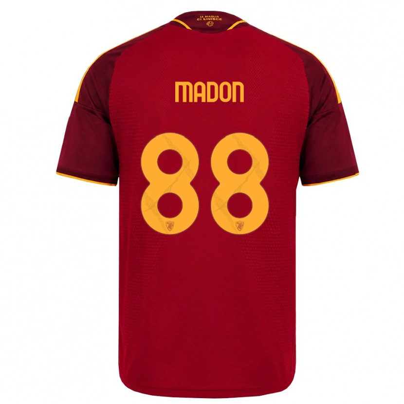 Danxen Uomo Maglia Maja Madon #88 Rosso Giallo Dorato Kit Gara Home 2026/27 Maglietta