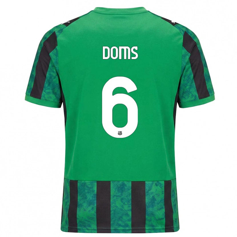 Danxen Uomo Maglia Maya Doms #6 Verde Nero Bianco Kit Gara Home 2026/27 Maglietta