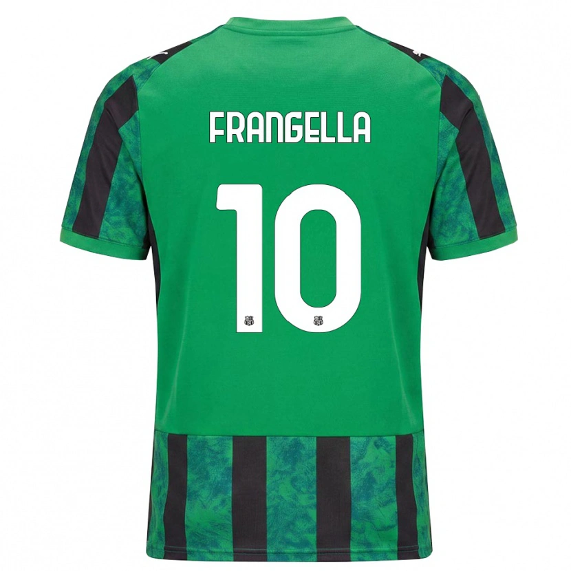 Danxen Uomo Maglia Christian Frangella #10 Verde Nero Bianco Kit Gara Home 2026/27 Maglietta