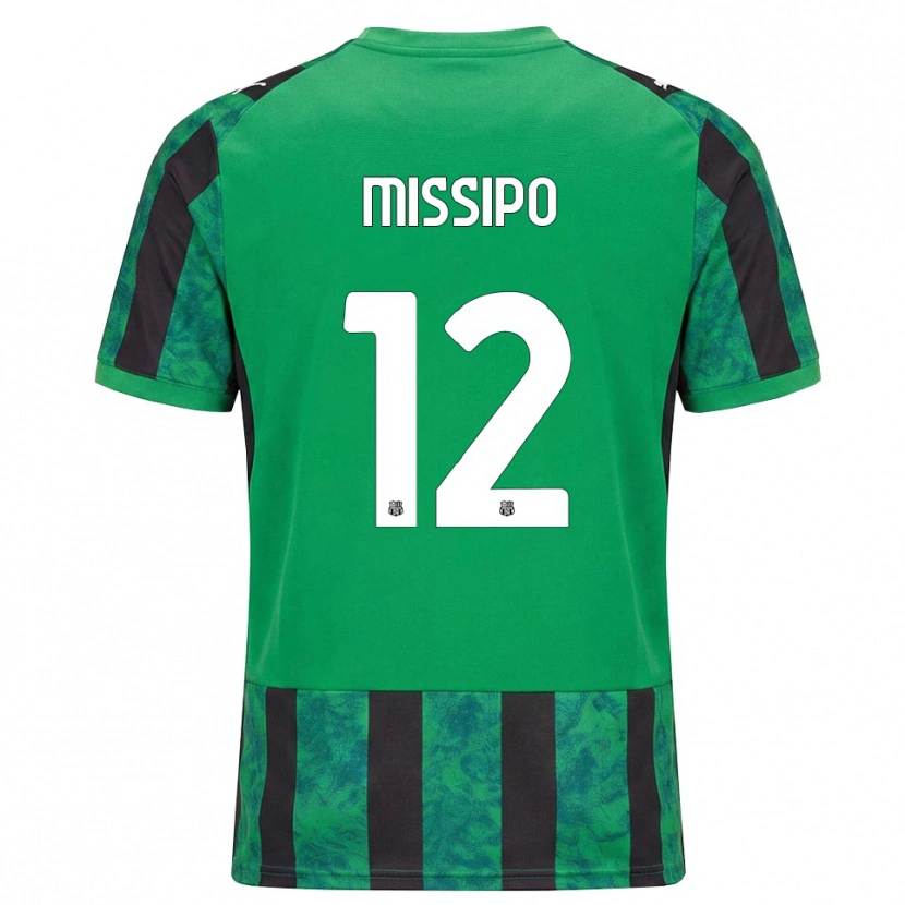 Danxen Uomo Maglia Kassandra Missipo #12 Verde Nero Bianco Kit Gara Home 2026/27 Maglietta