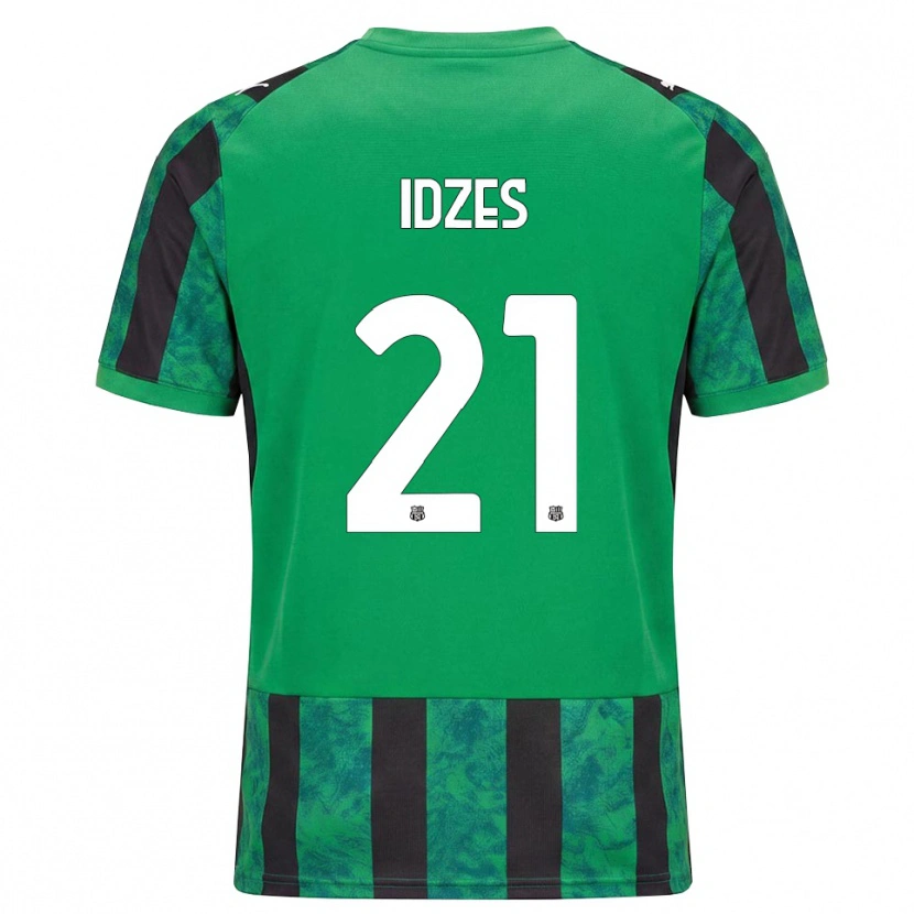 Danxen Uomo Maglia Jay Idzes #21 Verde Nero Bianco Kit Gara Home 2026/27 Maglietta