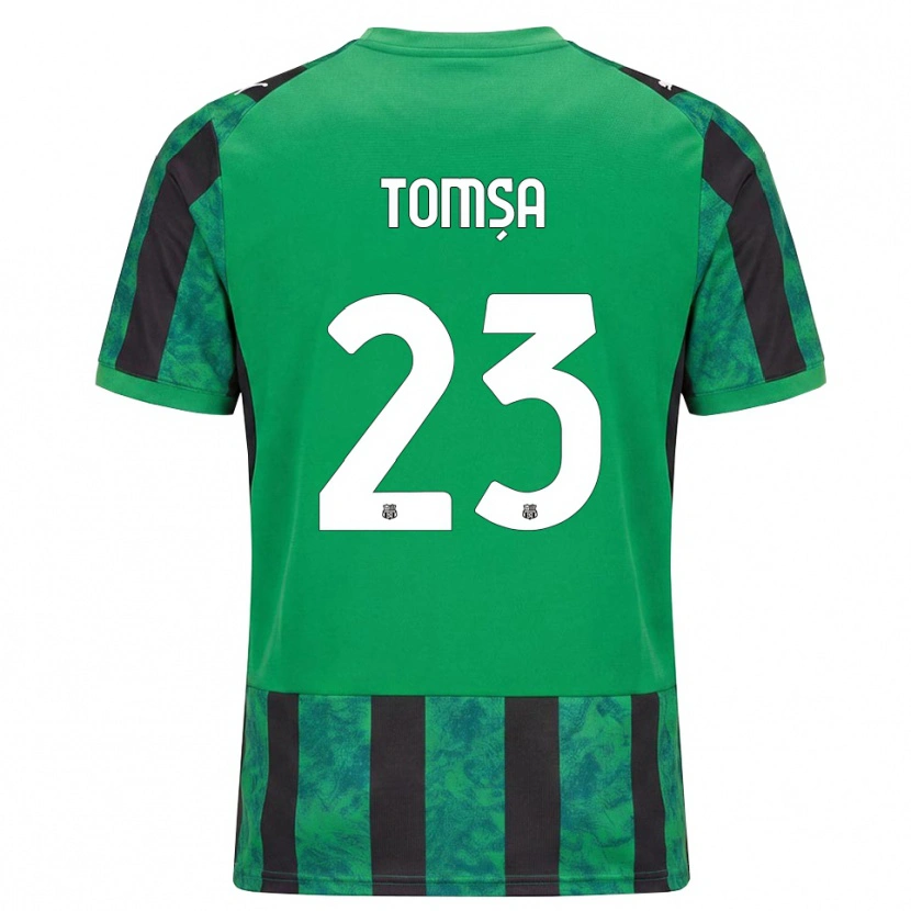 Danxen Uomo Maglia Troy Tomșa #23 Verde Nero Bianco Kit Gara Home 2026/27 Maglietta