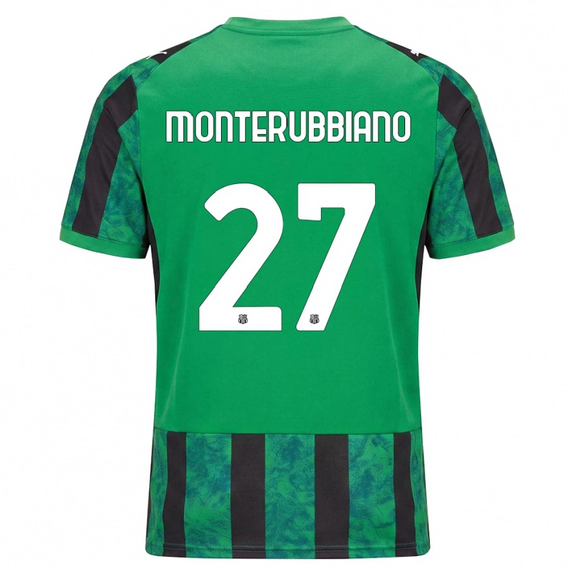 Danxen Uomo Maglia Valeria Monterubbiano #27 Verde Nero Bianco Kit Gara Home 2026/27 Maglietta