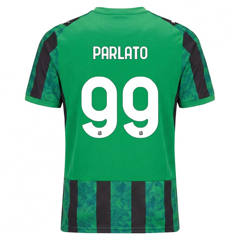 Danxen Uomo Maglia Claudio Parlato #99 Verde Nero Bianco Kit Gara Home 2026/27 Maglietta