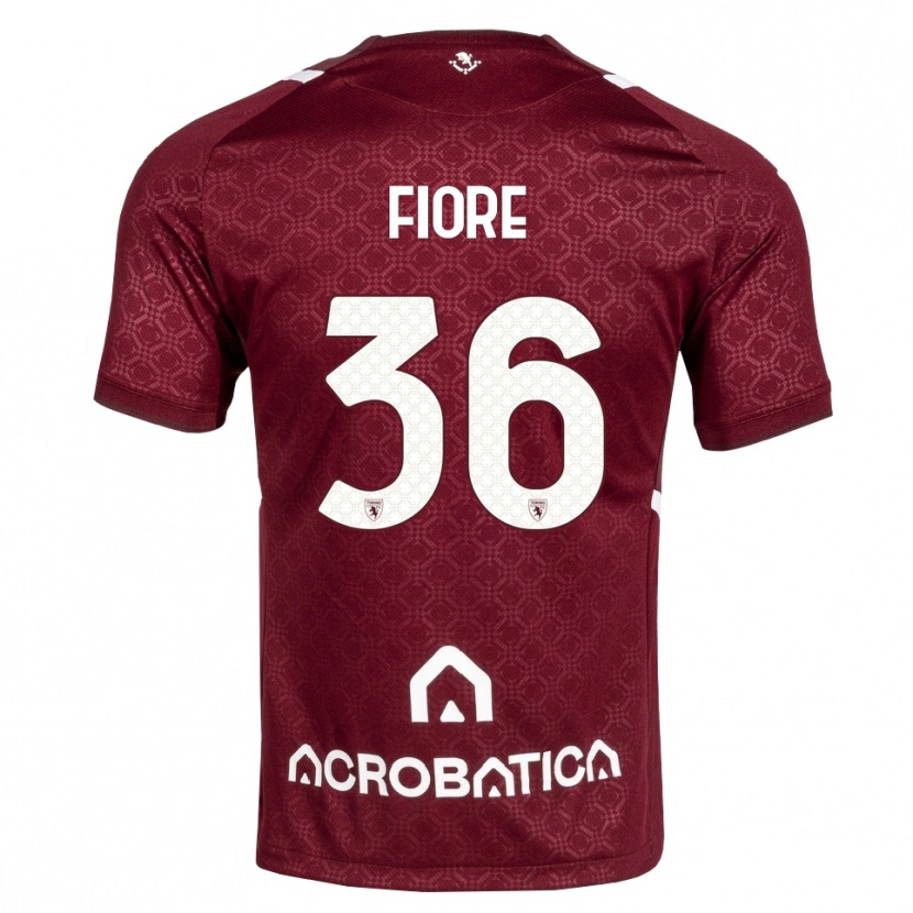 Danxen Uomo Maglia Jean Fiore #36 Borgogna Bianco Kit Gara Home 2026/27 Maglietta