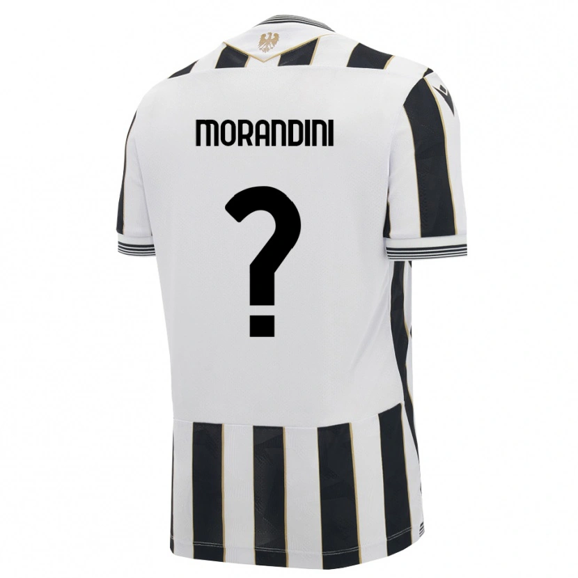 Danxen Uomo Maglia Federico Morandini #0 Nero Bianco Rosa Kit Gara Home 2026/27 Maglietta