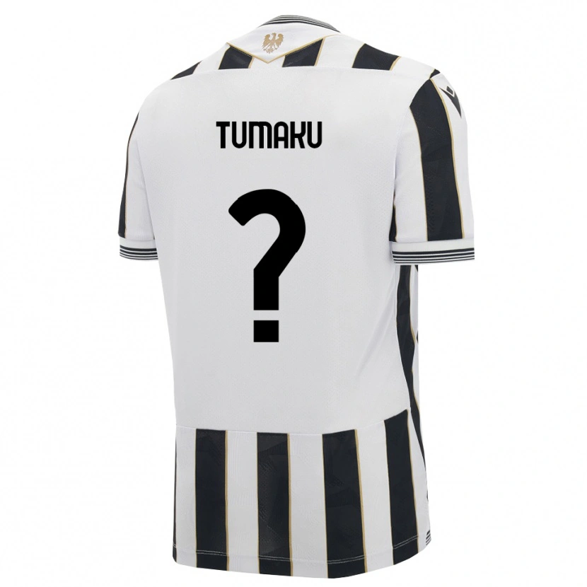 Danxen Uomo Maglia Niccolò Tumaku #0 Nero Bianco Rosa Kit Gara Home 2026/27 Maglietta