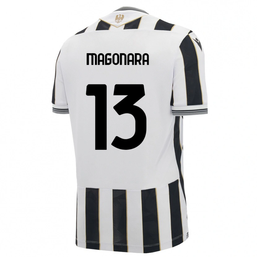 Danxen Uomo Maglia Matteo Magonara #13 Nero Bianco Rosa Kit Gara Home 2026/27 Maglietta
