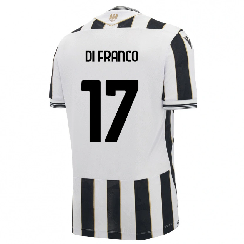 Danxen Uomo Maglia Giovanni Di Franco #17 Nero Bianco Rosa Kit Gara Home 2026/27 Maglietta