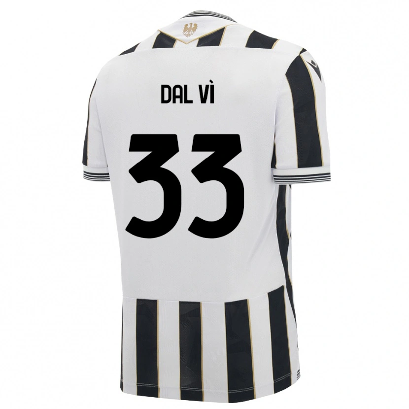 Danxen Uomo Maglia Matteo Dal Vì #33 Nero Bianco Rosa Kit Gara Home 2026/27 Maglietta