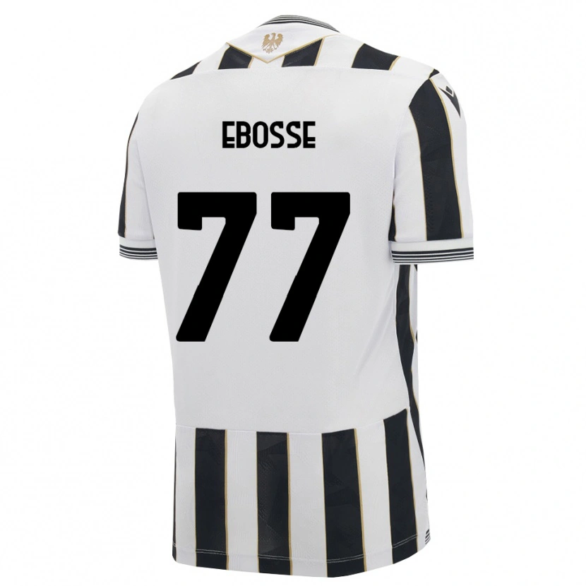 Danxen Uomo Maglia Enzo Ebosse #77 Nero Bianco Rosa Kit Gara Home 2026/27 Maglietta