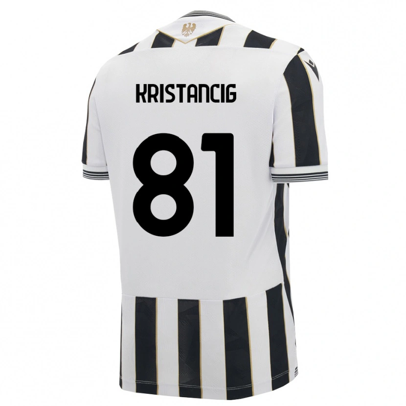 Danxen Uomo Maglia Luca Kristancig #81 Nero Bianco Rosa Kit Gara Home 2026/27 Maglietta