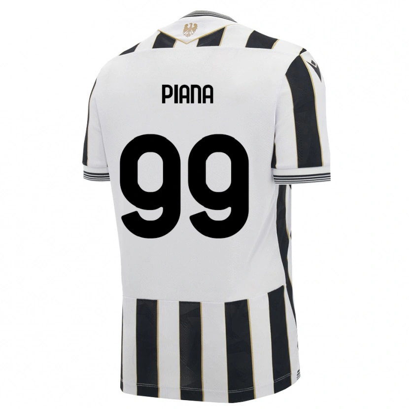 Danxen Uomo Maglia Edoardo Piana #99 Nero Bianco Rosa Kit Gara Home 2026/27 Maglietta