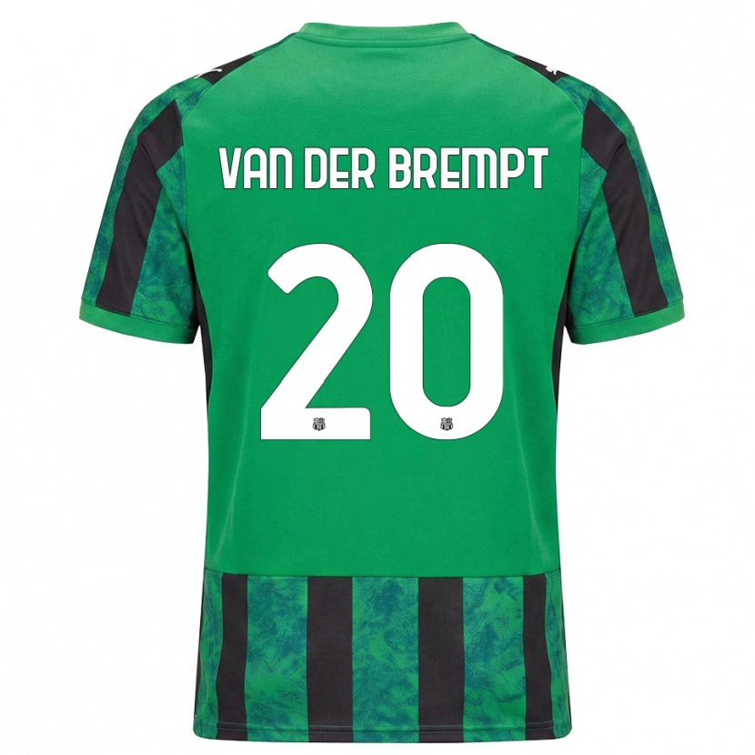 Danxen Uomo Maglia Ignace Van Der Brempt #20 Verde Nero Bianco Kit Gara Home 2026/27 Maglietta
