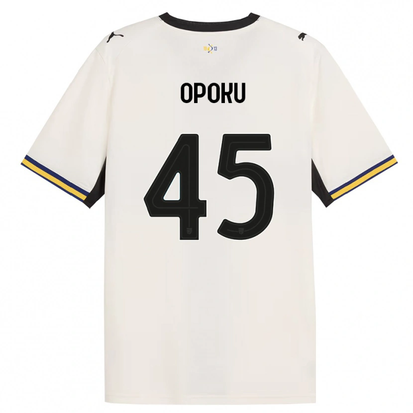Danxen Uomo Maglia Mama Opoku #45 Bianco Avorio Nero Giallo Kit Gara Home 2026/27 Maglietta