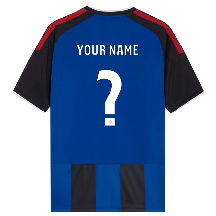 Danxen Uomo Maglia Il Tuo Nome #0 Nero Rosso Bianco Blu Kit Gara Home 2026/27 Maglietta