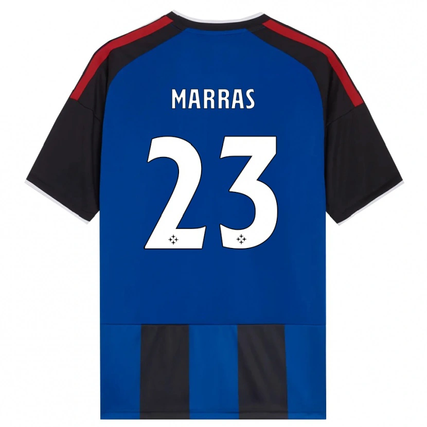 Danxen Uomo Maglia Tommaso Marras #23 Nero Rosso Bianco Blu Kit Gara Home 2026/27 Maglietta