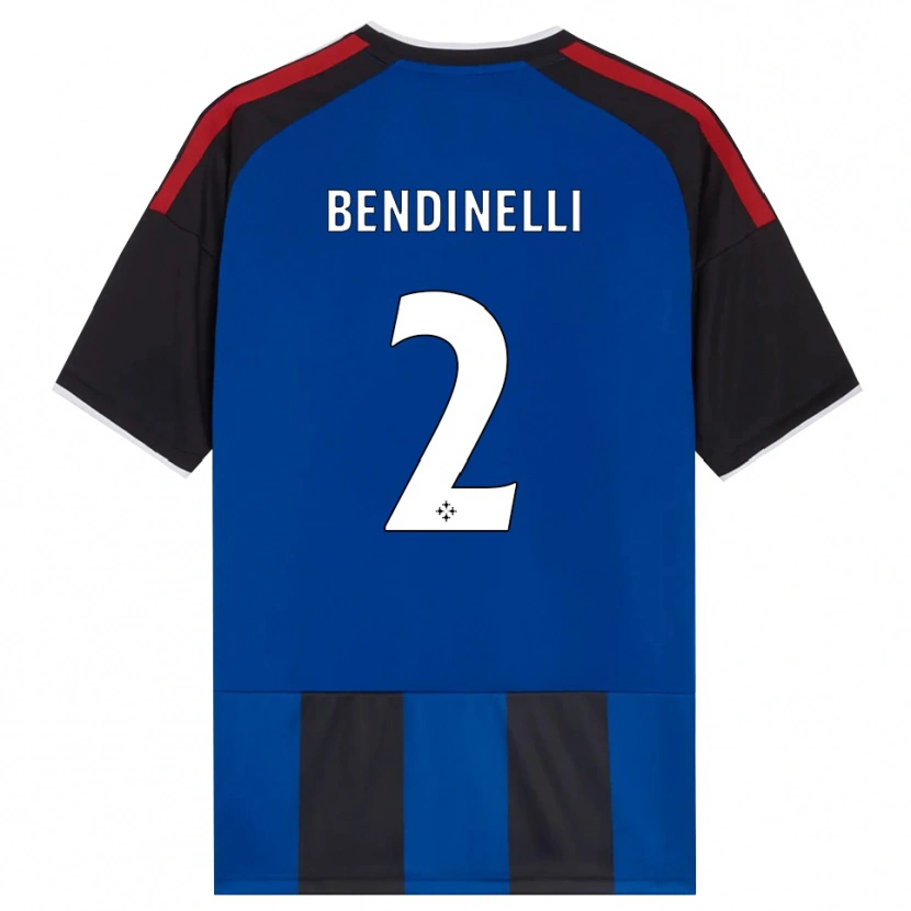 Danxen Uomo Maglia Louis Bendinelli #2 Nero Rosso Bianco Blu Kit Gara Home 2026/27 Maglietta